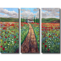 Dreaming Of Tuscany Triptych