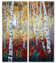 Autumns Promise2 Diptych