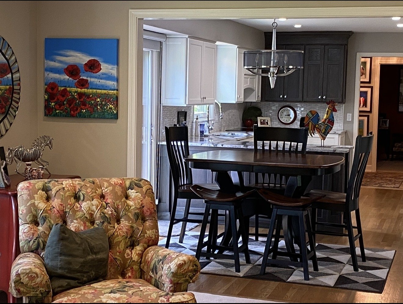 Poppy Happiness II in a collector's home