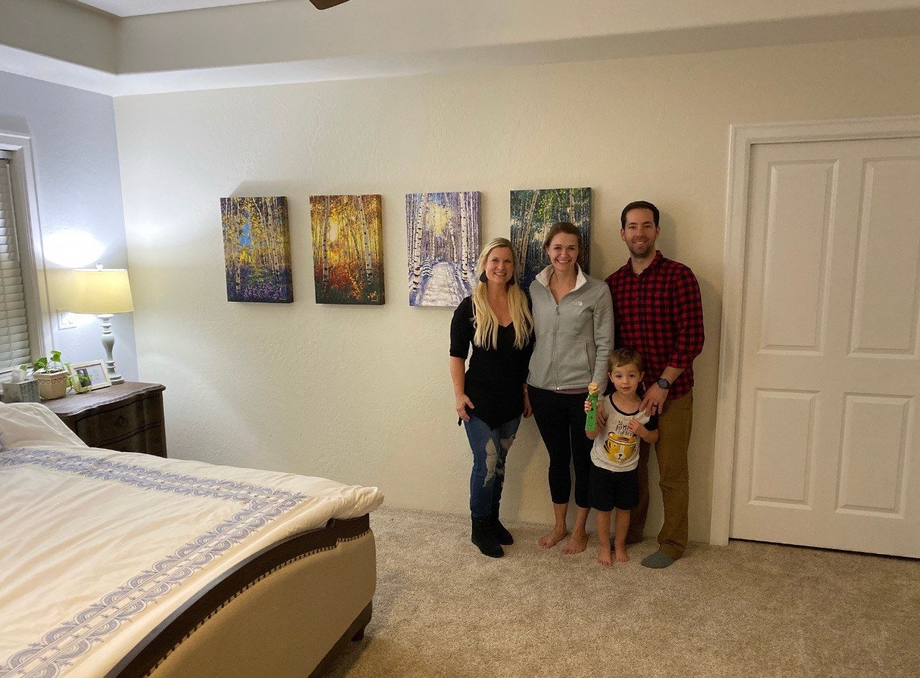 The Four Seasons in a collector's home