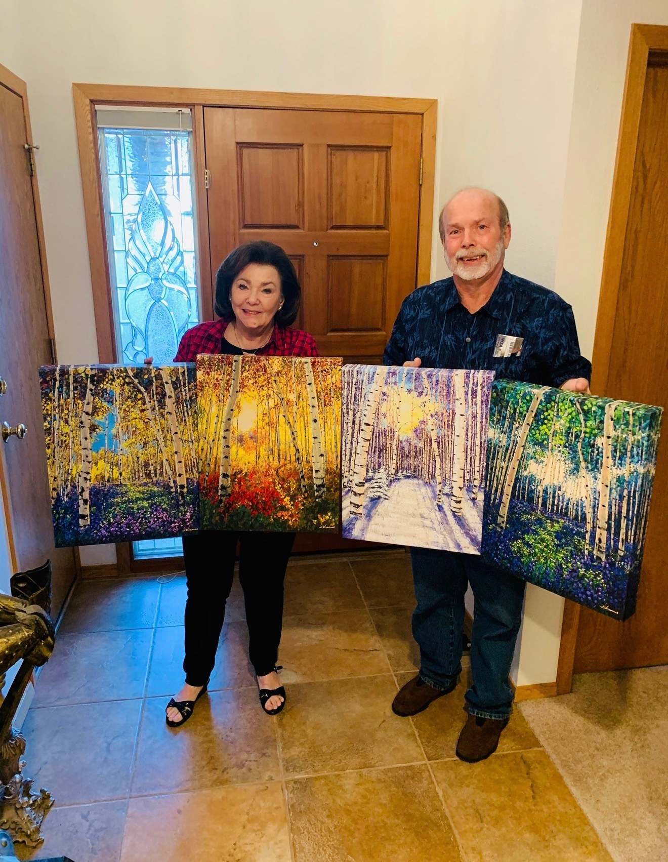 The Four Seasons in a collector's home