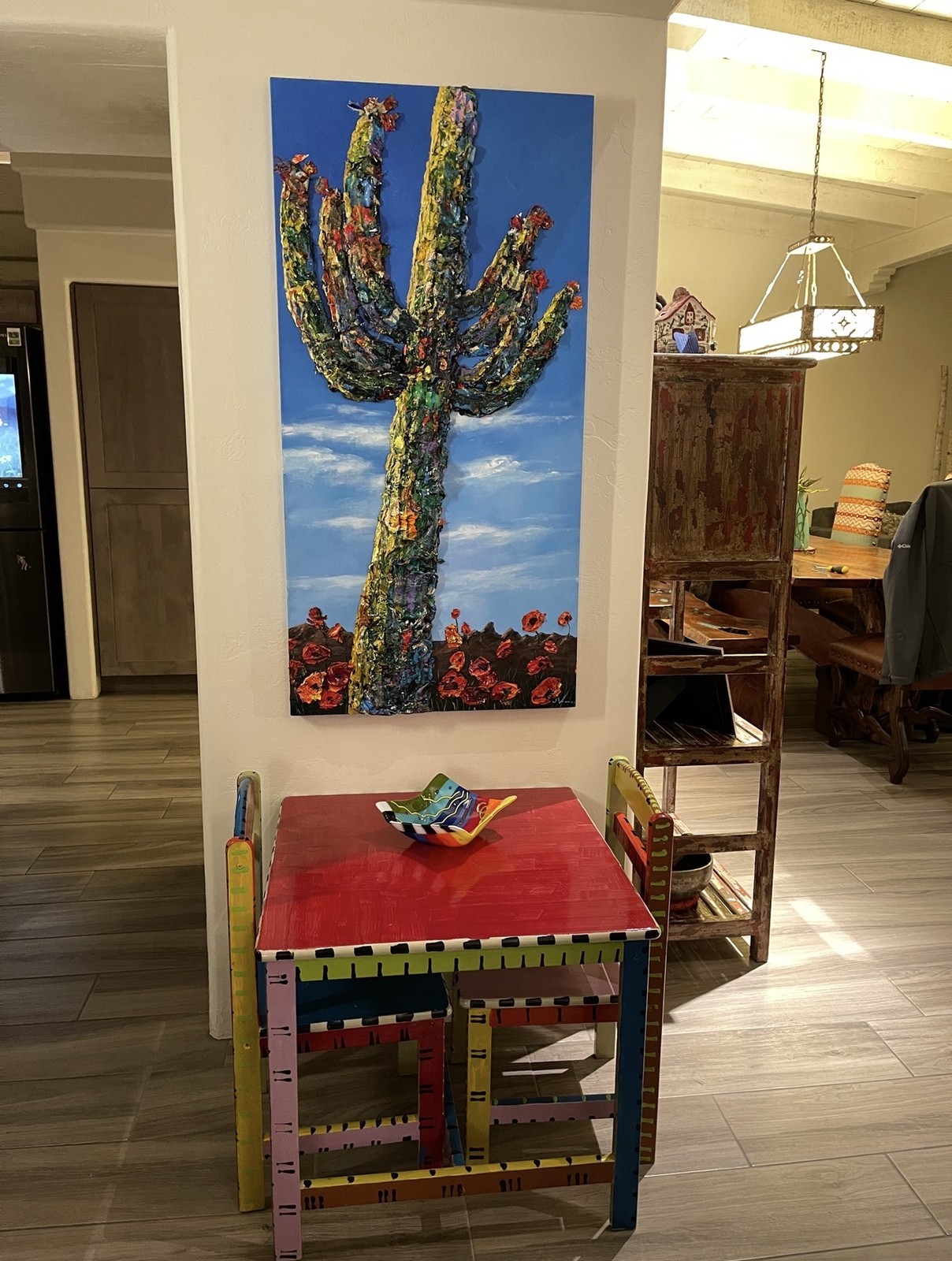 Saguaro Majesty in a collector's home