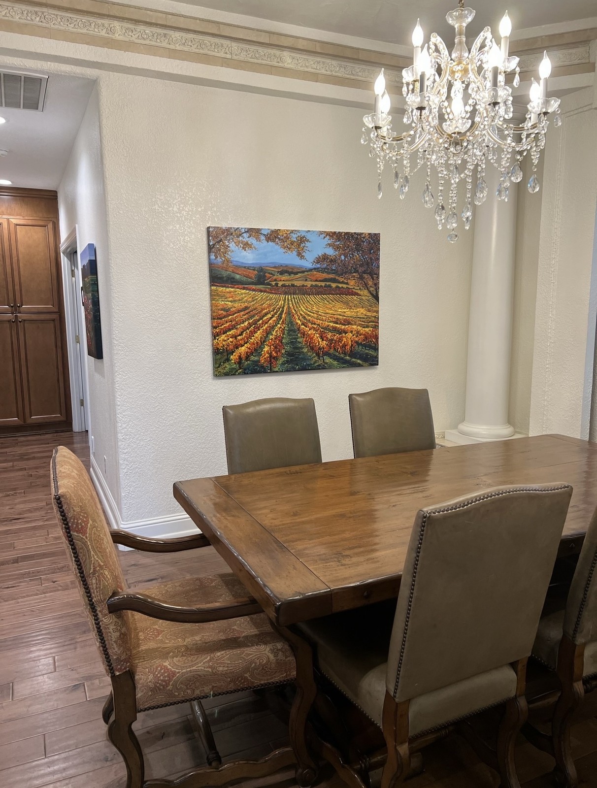 Vineyard Dreams in a collector's home