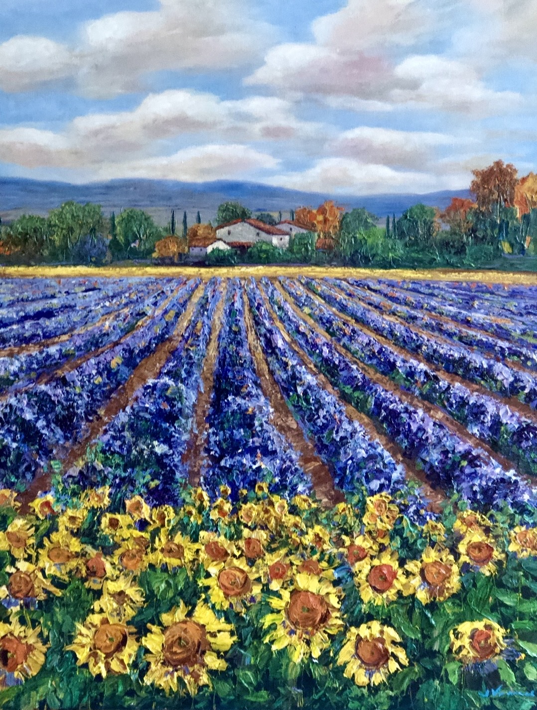Fields of Purple and Gold