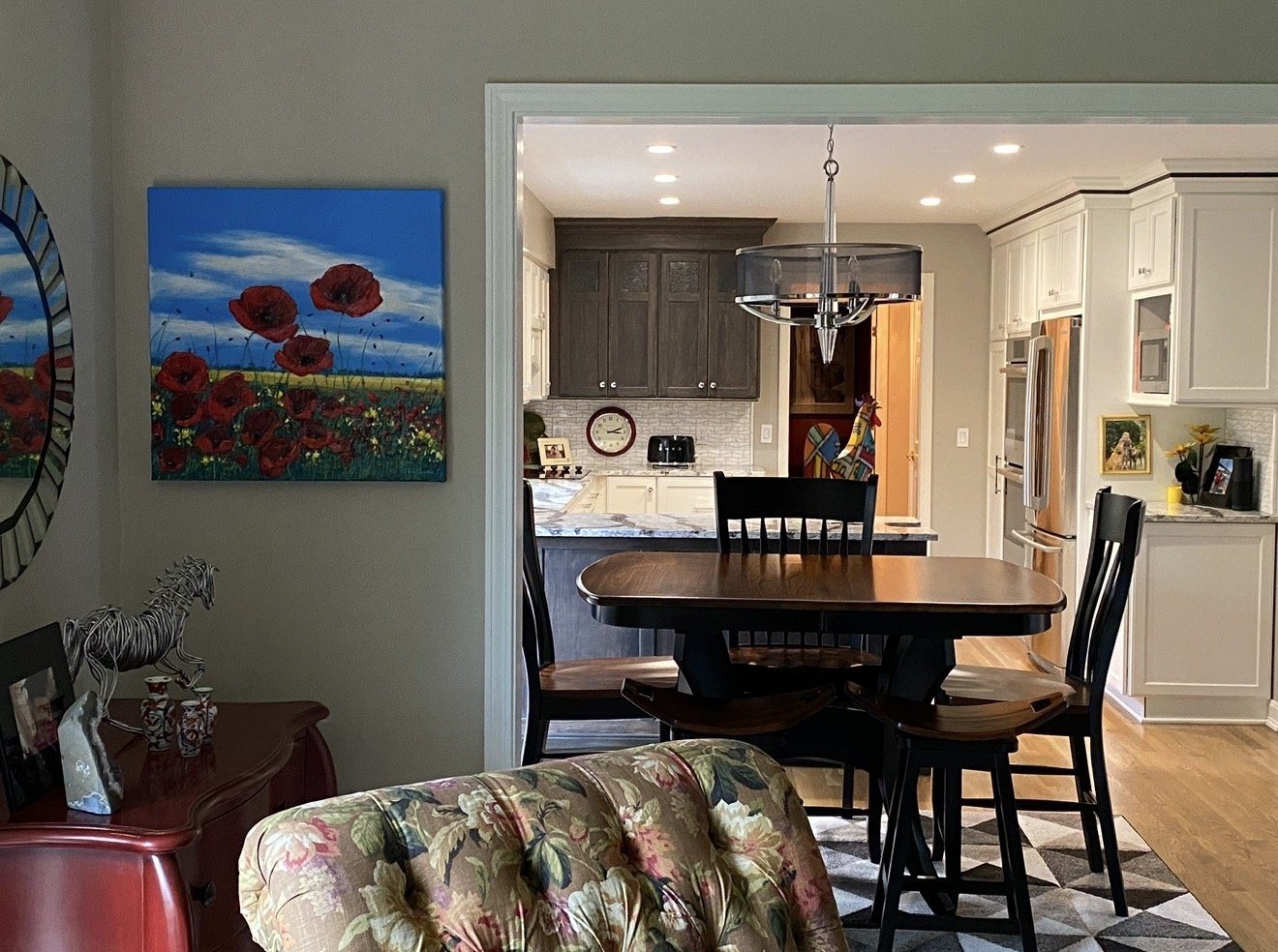 Poppy Happiness II in a collector's home