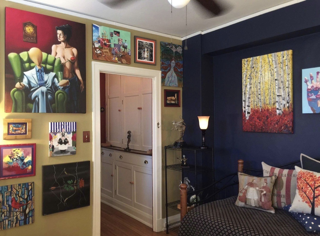 Fall Song in a collector's home