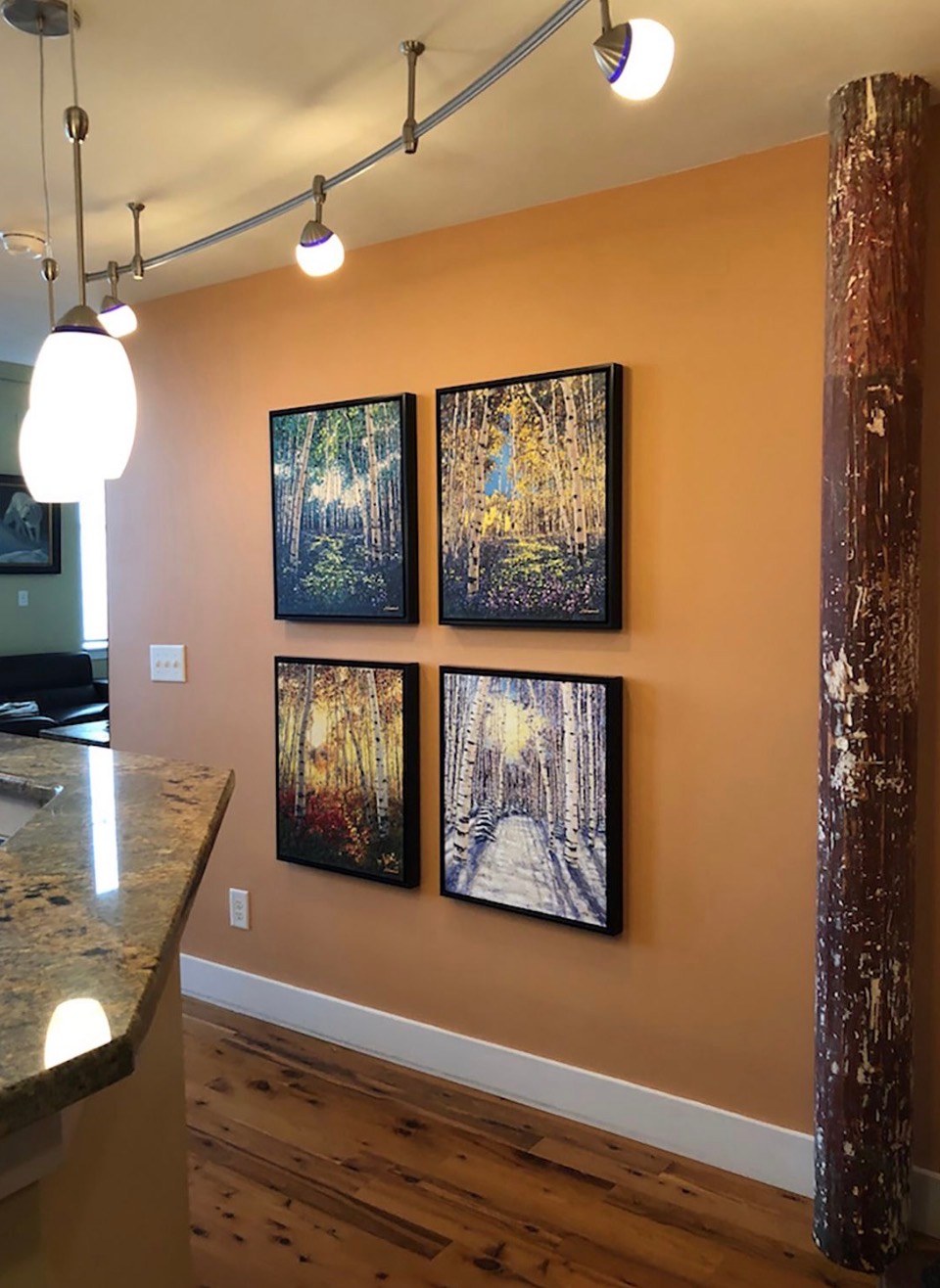 The Four Seasons in a collector's home