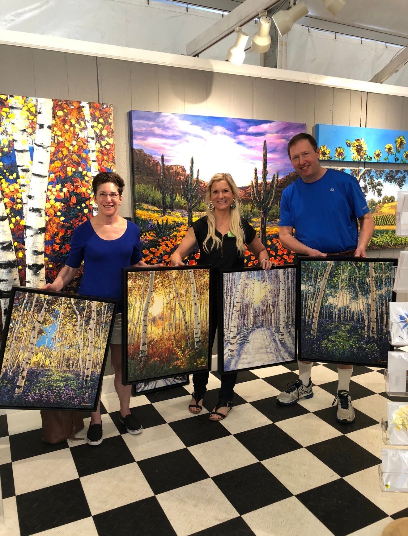 The Four Seasons in a collector's home