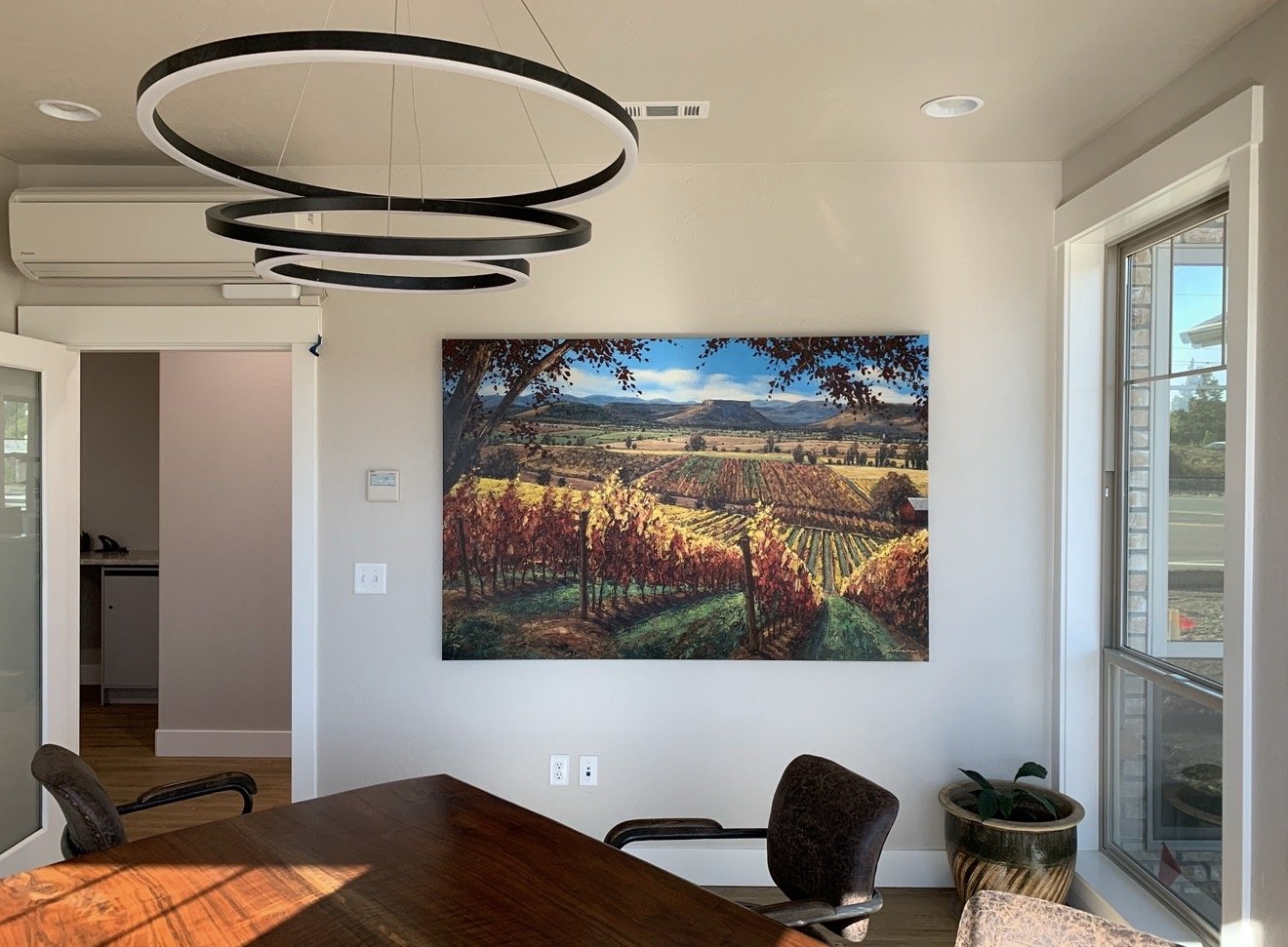 Autumn in the Rogue Valley in a collector's home