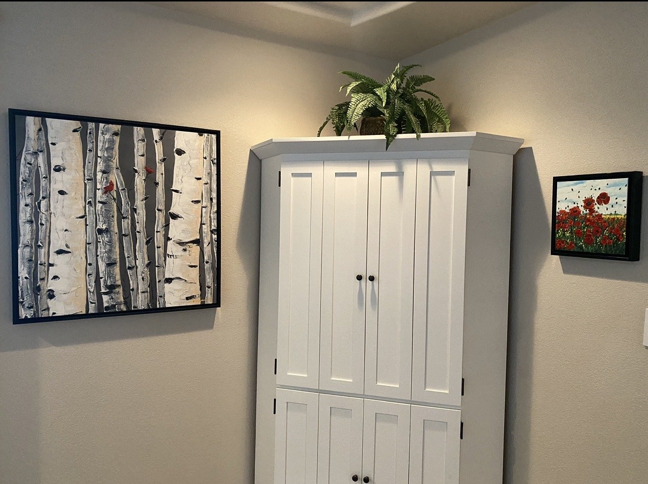 Love Birds in a collector's home