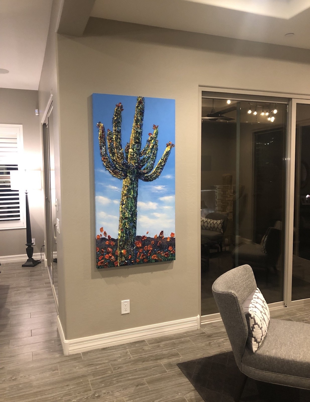 Saguaro Majesty in a collector's home