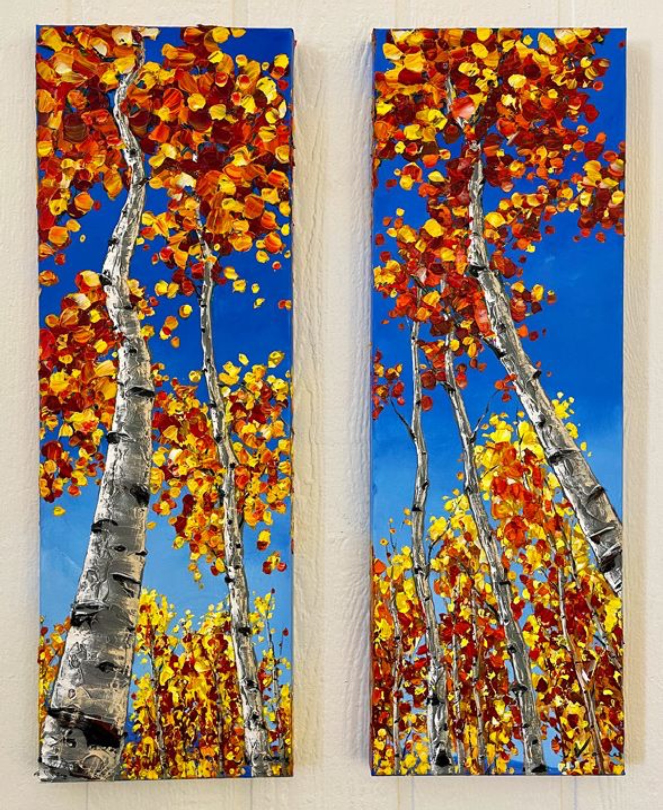 Skyward Fall Diptych