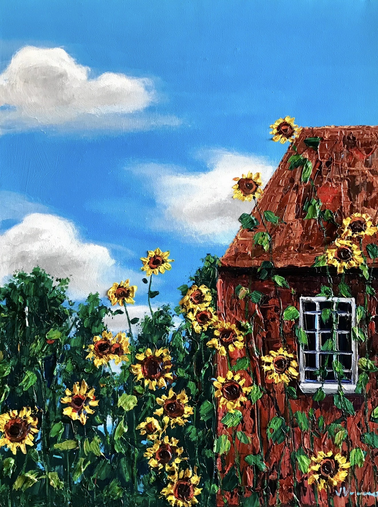 Belgian Sunflowers