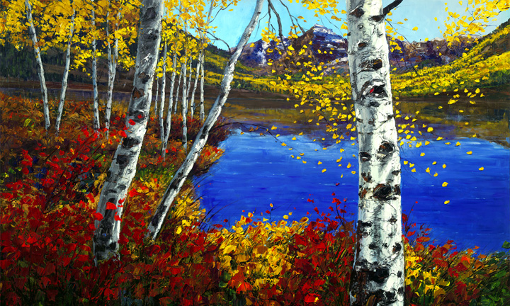 Finding Peace at Maroon Bells — fine art giclée print by Jennifer Vranes