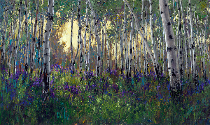 Spring Twilight — fine art giclée print by Jennifer Vranes