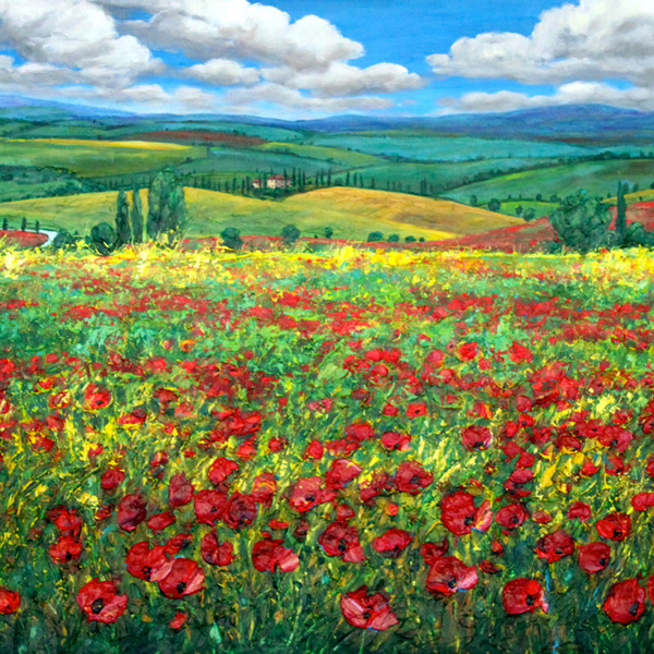 Sienese Valley Tuscany — fine art giclée print by Jennifer Vranes