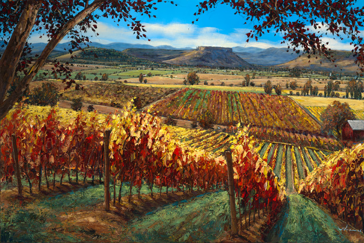 Autumn in the Rogue Valley — fine art giclée print by Jennifer Vranes