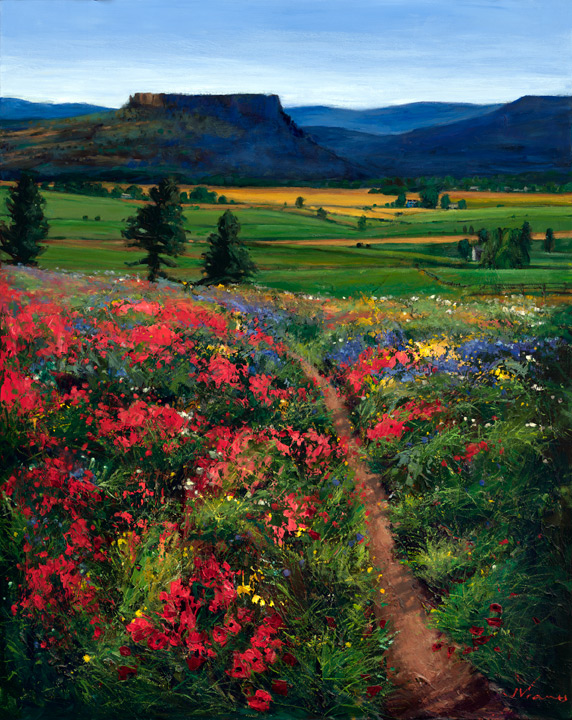 Hiking Table Rock — fine art giclée print by Jennifer Vranes