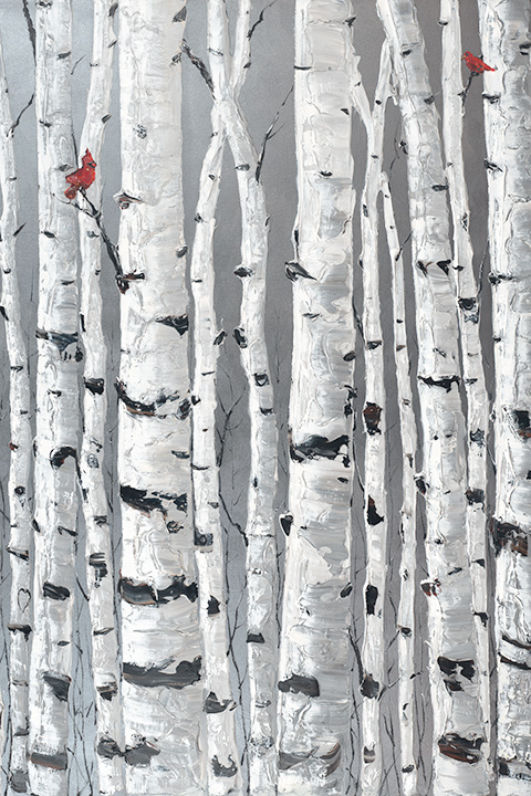 Love Birds — fine art giclée print by Jennifer Vranes
