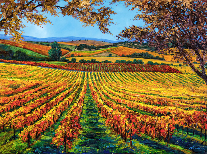 Vineyard Dreams — fine art giclée print by Jennifer Vranes