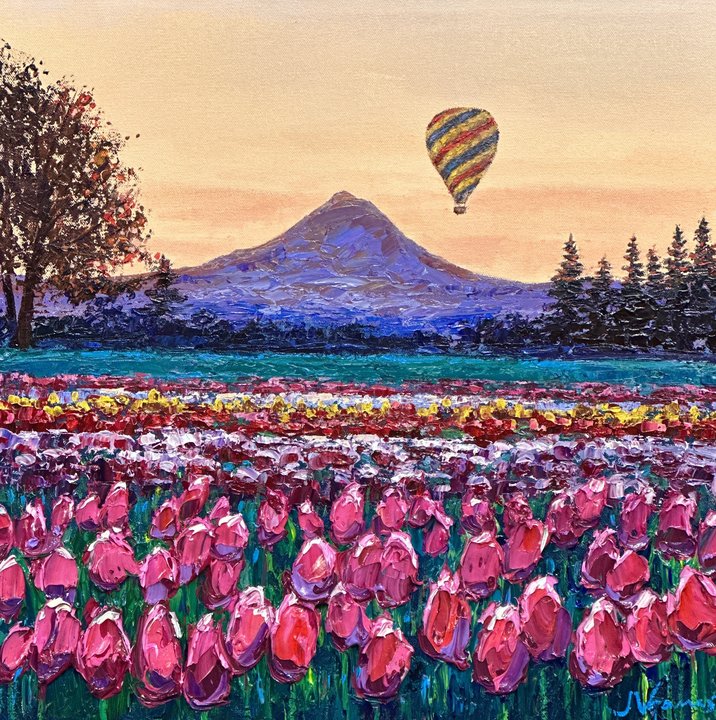 Above the Tulips