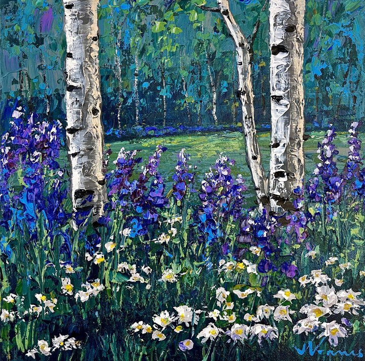 Lupines and Daisies