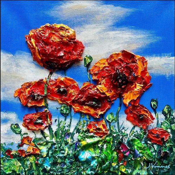 Post Palette Poppies