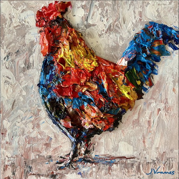 Post Palette Rooster