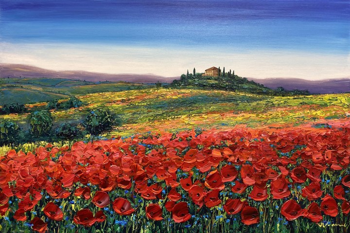 Tuscan Poppies