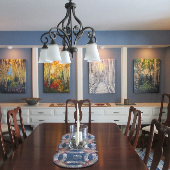 The Four Seasons in a collector's home