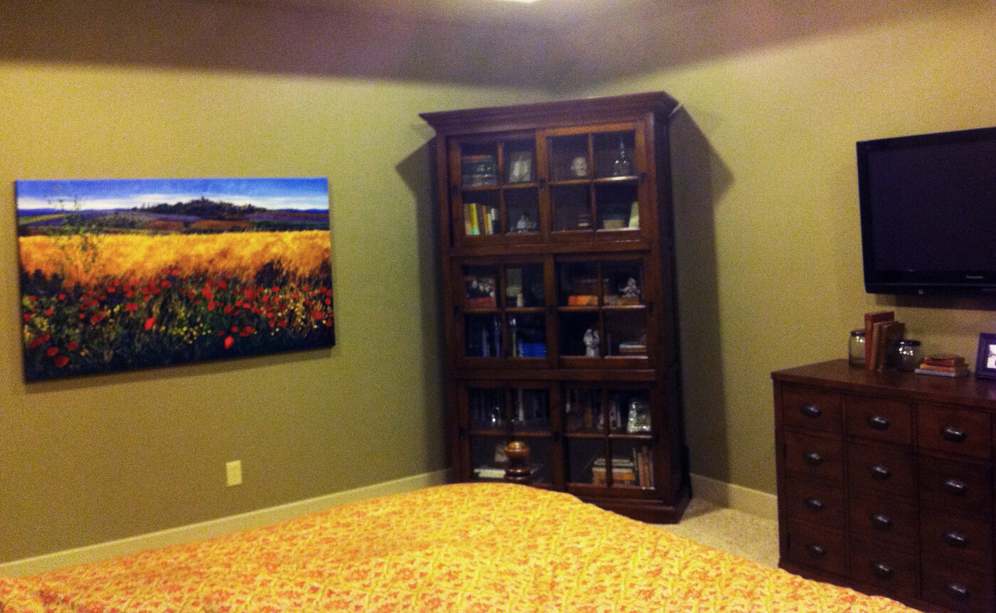 Tuscan Meadow, in Liesl's home