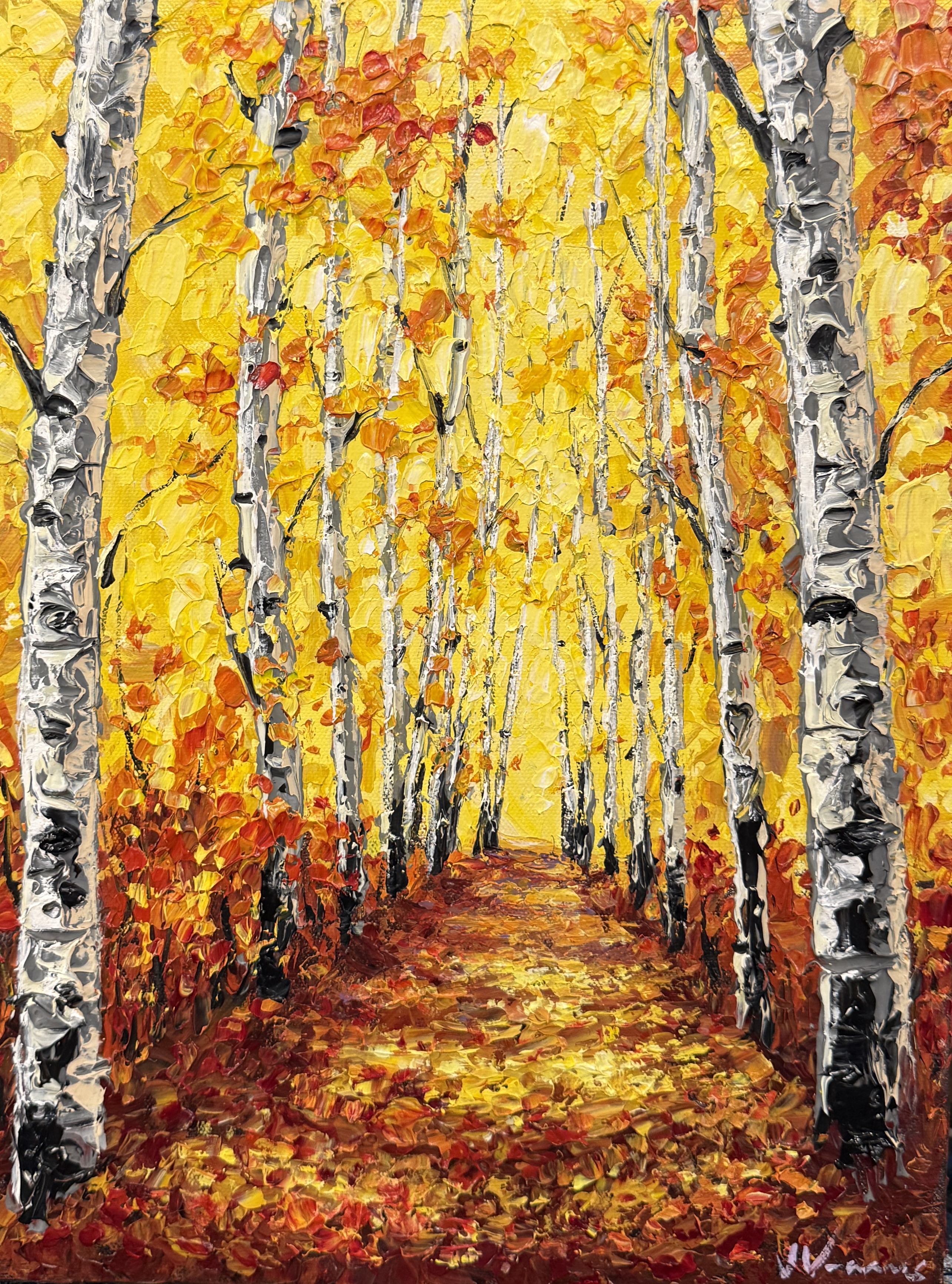 Autumn — original painting by Jennifer Vranes