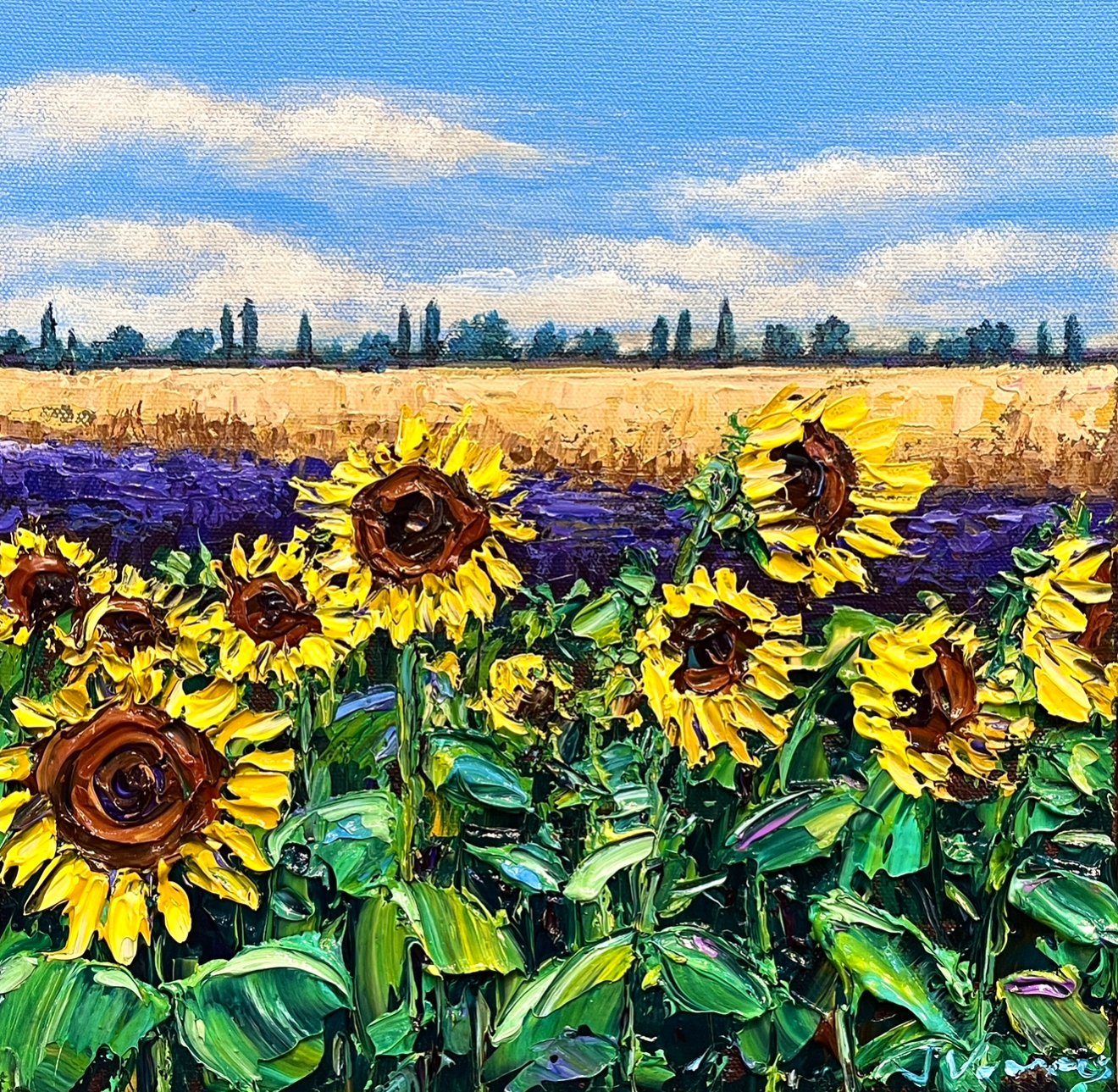 Happy Hour — original painting by Jennifer Vranes