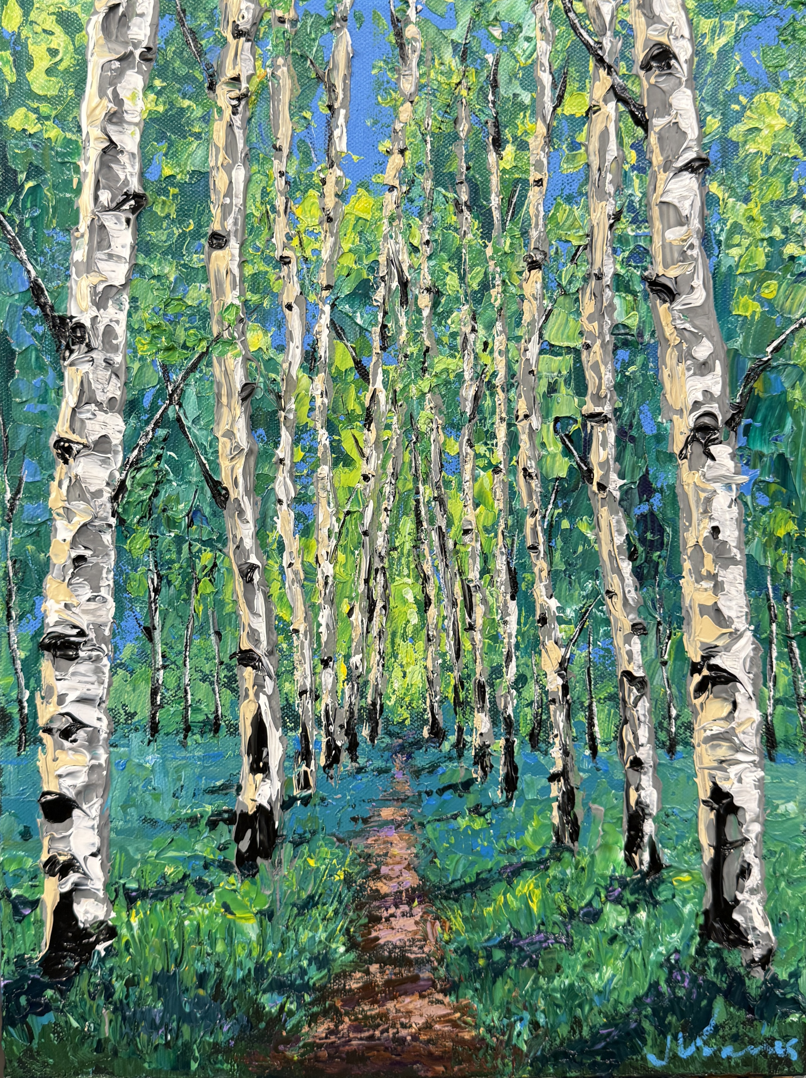 Summer — original painting by Jennifer Vranes