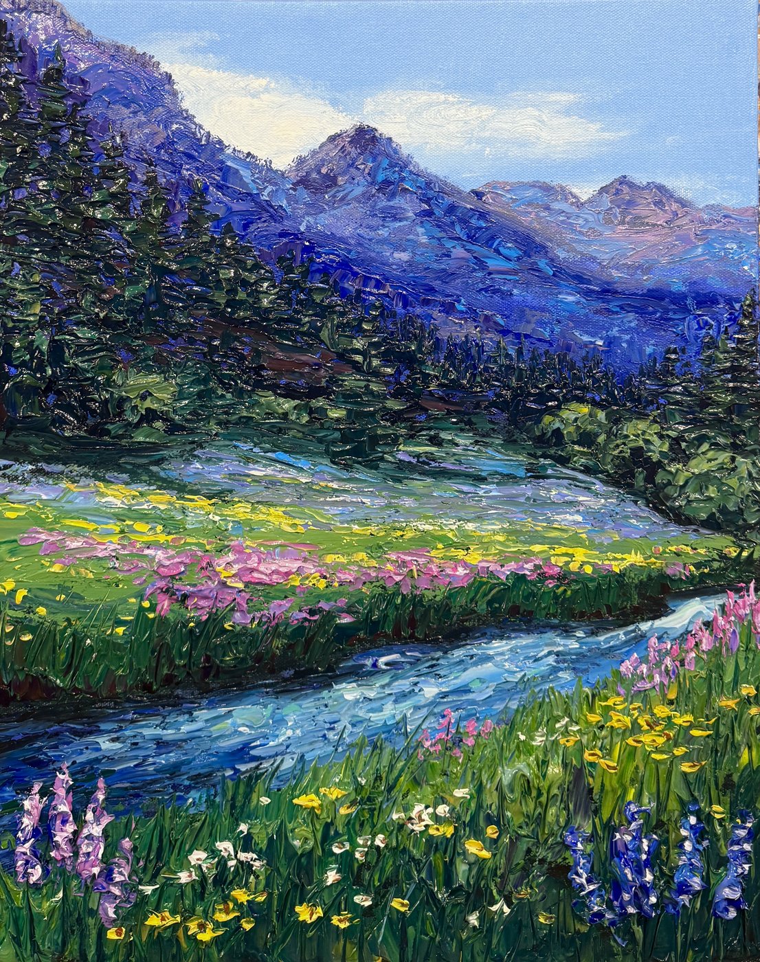 Summer's Song — original painting by Jennifer Vranes